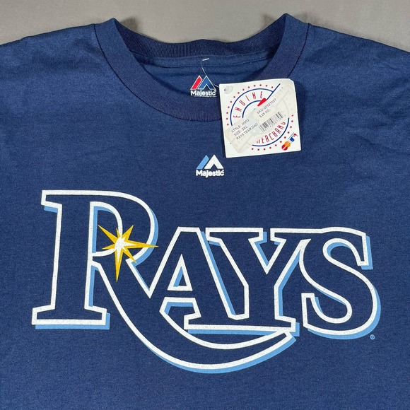 MLB Other - Brand New Tampa Bay Rays Shirt Men's XXL Blue Short Sleeve #1 Dad NWT